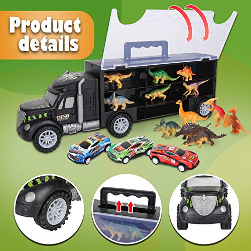 Dinosaur Toys for Kids 3-5 Dinosaur Truck Carrier Transport Truck Dinosaurs Toys for Boys and Girls 3 4 5 6 Years Old with Dino Eggs, 23 Pcs Kids Toys Dinosaur Coupon β Dinosaur Toys For Kids 3-5 Dinosaur Truck Carrier Transport Truck Dinosaurs Toys For Boys And π§ Girls 3 4 5 6 Years Old With Dino Eggs, 23 Pcs Kids Toys Dinosaur π -Slot Cars toys Sales Shop 51iNsjv9n5L
