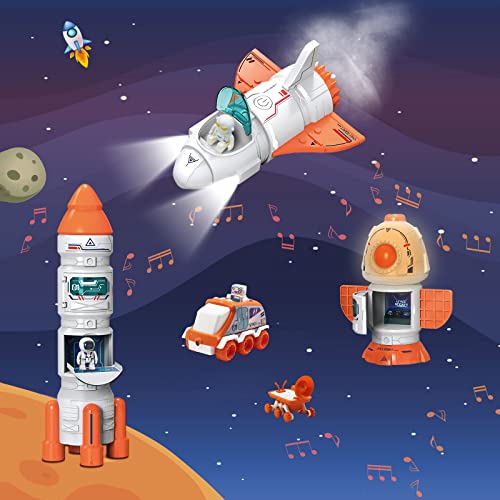 Space Toy for Kids Rocket Ship Toys with Space Shuttle, Astronaut Figures, Space Rover, Spaces Station, 5 in 1 Spaceship Toy for Boys 3-8, Aerospace Model Space Figure Toys with Sound & Ligh Coupon ๐ Space Toy For Kids Rocket Ship Toys With Space Shuttle, Astronaut Figures, Space Rover, Spaces Station, 5 In 1 Spaceship Toy For Boys 3-8, Aerospace Model Space Figure Toys With Sound & Ligh ๐คฉ -Slot Cars toys Sales Shop 51iSdNuH0WL