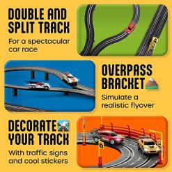 Coupon ๐ Slot Car Race Track Sets - Battery Or Electric Race Car Track With 4 Cars, Dual Electric Race Track W/ 2 Remotes, Lap Counter & Lights For ๐ง Girls & Boys Age 8-12 โค๏ธ 2 Coupon ๐ Slot Car Race Track Sets - Battery Or Electric Race Car Track With 4 Cars, Dual Electric Race Track W/ 2 Remotes, Lap Counter & Lights For ๐ง Girls & Boys Age 8-12 โค๏ธ -Slot Cars toys Sales Shop 51l1YGOiitL