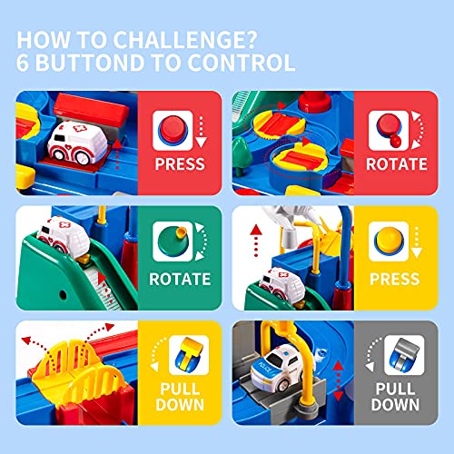 Kids Race Track Toys for Boy Car Adventure Toy for 3 4 5 6 7 Years Old Boys Girls, Puzzle Rail Car, City Rescue Playsets Magnet Toys w/ 3 Mini Cars, Preschool Educational Car Games Gift Toys Best Pirce ๐งจ Kids Race Track Toys For Boy Car Adventure Toy For 3 4 5 6 7 Years Old Boys ๐ง Girls, Puzzle Rail Car, City Rescue Playsets Magnet Toys W/ 3 Mini Cars, Preschool Educational Car Games Gift Toys ๐ -Slot Cars toys Sales Shop 51n511tIFBL