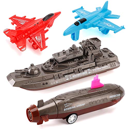 Aircraft Carrier Pullback Mini Military Toy Playset with Fighter Jets, Stealth Bomber, Tank, Warship, Submarine (8 Pieces) Buy 😍 Aircraft Carrier Pullback Mini Military Toy Playset With Fighter Jets, Stealth Bomber, Tank, Warship, Submarine (8 Pieces) 👏 -Slot Cars toys Sales Shop 51nTLm1105L