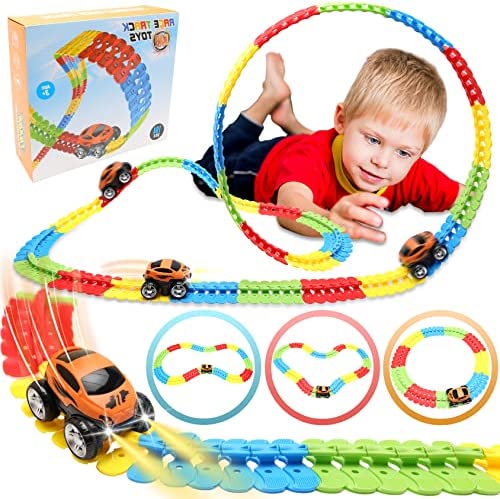 Toys for 3 Year Old Boys,Kids Toys for Boys Girls Age 3-5,184 PCS Toddler Toys Race Car Track Set with Flexible Track Create A Road Race,DIY Magic Car Toys for 3 4 5 Year Old Christmas Birthday Gifts Red Green Yellow Blue Outlet ๐ Toys For 3 Year Old Boys,Kids Toys For Boys ๐ง Girls Age 3-5,184 PCS Toddler Toys Race Car Track Set With Flexible Track Create A Road Race,DIY Magic Car Toys For 3 4 5 Year Old โ Christmas ๐ Birthday Gifts Red Green Yellow Blue ๐ -Slot Cars toys Sales Shop 51ngTnee9EL. AC