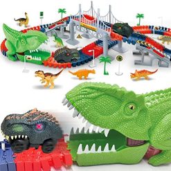 Best Sale 🌟 Inodoo Magic Tracks For Boys 👧 Girls Kids, 144Pcs Flexible Glow In The Dark Race Track With LED Light-Up Dinosaur Race Car, STEM Building Slot Car Toys Best 🎄 Christmas 🥳 Birthday Gifts For Aged 4-8 Dinosaur Race Track With 360° Loop Track 🎉 4 Best Sale 🌟 Inodoo Magic Tracks For Boys 👧 Girls Kids, 144Pcs Flexible Glow In The Dark Race Track With LED Light-Up Dinosaur Race Car, STEM Building Slot Car Toys Best 🎄 Christmas 🥳 Birthday Gifts For Aged 4-8 Dinosaur Race Track With 360° Loop Track 🎉 -Slot Cars toys Sales Shop 51odvSizkTL. AC