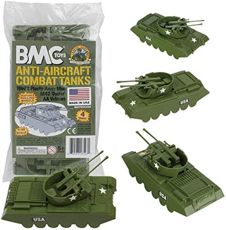 lassic Payton Anti-Aircraft Tanks - 4pc Tan Green Plastic Army Men Vehicle Promo ⭐ Lassic Payton Anti-Aircraft Tanks - 4pc Tan Green Plastic Army Men Vehicle 😉 -Slot Cars toys Sales Shop 51rYNQ6vGYL. AC