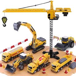 Promo 🛒 Construction Site Vehicles Toy Set, Kids Engineering Playset, Tractor, Digger, Crane, Dump Trucks, Excavator, Cement, Steamroller, 🎂 Birthday Gift For 3 4 5 Year Old Toddlers Boys Child 🤩 4 Promo 🛒 Construction Site Vehicles Toy Set, Kids Engineering Playset, Tractor, Digger, Crane, Dump Trucks, Excavator, Cement, Steamroller, 🎂 Birthday Gift For 3 4 5 Year Old Toddlers Boys Child 🤩 -Slot Cars toys Sales Shop 51sLwJDnfPL. AC
