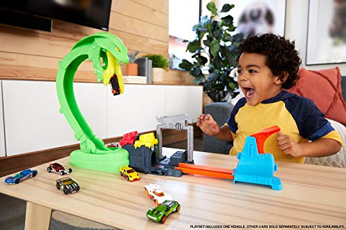 Toxic Snake Strike Challenge Play Set with Slime for Kids 5 Years Old & Up, Includes One 1:64 Scale Hot Wheels Vehicle, Connects to Other Sets, Single Or Multicar Play Deals ๐ฅ Toxic Snake Strike Challenge Play Set With Slime For Kids 5 Years Old & Up, Includes One 1:64 Scale Hot Wheels Vehicle, Connects To Other Sets, Single Or Multicar Play ๐งจ -Slot Cars toys Sales Shop 51tYQFOMVTL