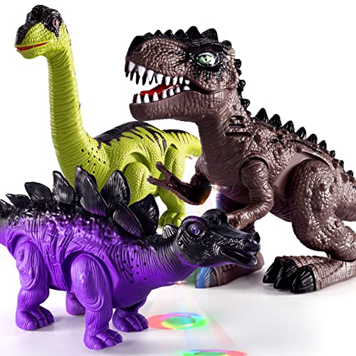 3 Pack Electric Walking Dinosaur Toys for Toddlers 2-4 3-5 Years with Roar Sounds and Lights Up, Realistic Robot T-Rex, Brachiosaurus, Stegosaurus Dinosaur Figures for Kids New π€© 3 Pack Electric Walking Dinosaur Toys For Toddlers 2-4 3-5 Years With Roar Sounds And Lights Up, Realistic Robot T-Rex, Brachiosaurus, Stegosaurus Dinosaur Figures For Kids π -Slot Cars toys Sales Shop 51uAg0QJveL