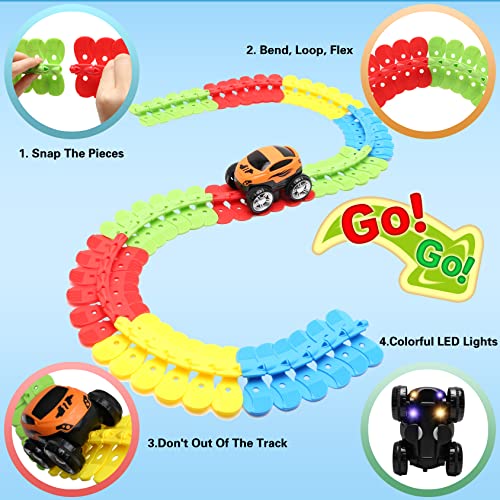 Toys for 3 Year Old Boys,Kids Toys for Boys Girls Age 3-5,184 PCS Toddler Toys Race Car Track Set with Flexible Track Create A Road Race,DIY Magic Car Toys for 3 4 5 Year Old Christmas Birthday Gifts Red Green Yellow Blue Outlet ๐ Toys For 3 Year Old Boys,Kids Toys For Boys ๐ง Girls Age 3-5,184 PCS Toddler Toys Race Car Track Set With Flexible Track Create A Road Race,DIY Magic Car Toys For 3 4 5 Year Old โ Christmas ๐ Birthday Gifts Red Green Yellow Blue ๐ -Slot Cars toys Sales Shop 51uQLdTLbKL