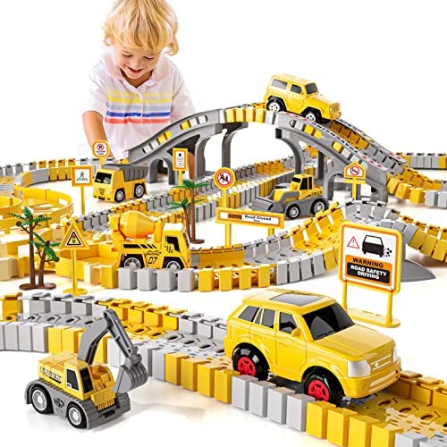 iHaHa 236 PCS Construction Toys Race Tracks for Boys Kids Toys, 6 PCS Construction Car and Flexible Track Playset Create A Engineering Road for 3 4 5 6 Year Old Boys Girls Toys Wholesale ๐ฅ IHaHa 236 PCS Construction Toys Race Tracks For Boys Kids Toys, 6 PCS Construction Car And Flexible Track Playset Create A Engineering Road For 3 4 5 6 Year Old Boys ๐ง Girls Toys โญ -Slot Cars toys Sales Shop 51vAGRRZt5L. AC