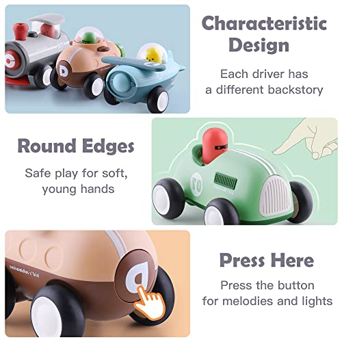 Baby Car Toys W/ Lights Music, Toddler Push and Go Friction Powered Toy Set, Kids Electronic Submarines Vehicle Playset, Birthday Gift for 12 18 Month, 1 2 3 Years Old Boys Girls Infants Promo ❤️ Baby Car Toys W/ Lights Music, Toddler Push And Go Friction Powered Toy Set, Kids Electronic Submarines Vehicle Playset, 🥳 Birthday Gift For 12 18 Month, 1 2 3 Years Old Boys 👧 Girls Infants 🌟 -Slot Cars toys Sales Shop