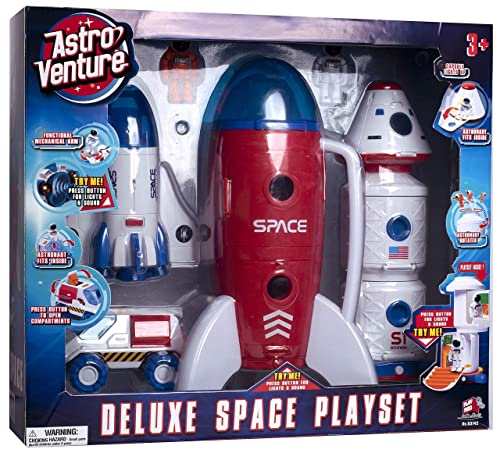 stro Venture Deluxe Space Playset Toy - Space Shuttle, Space Station & Capsule, Space Rover & Rocket w/Lights and Sound - Space Toys for Boys and Girls Flash Sale โญ Stro Venture Deluxe Space Playset Toy - Space Shuttle, Space Station & Capsule, Space Rover & Rocket W/Lights And Sound - Space Toys For Boys And ๐ง Girls ๐งจ -Slot Cars toys Sales Shop 51yCL5bYXWL