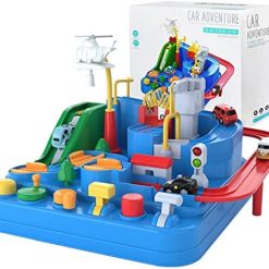 Best Sale 🥰 Preschool Educational Car Toys Gifts Puzzle Car Race Tracks, Race Track Toys For Boy Car Adventure Toy For 3 4 5 6 7 8 Years Old Kids (Blue Helicopter Car) ✨ 5 Best Sale 🥰 Preschool Educational Car Toys Gifts Puzzle Car Race Tracks, Race Track Toys For Boy Car Adventure Toy For 3 4 5 6 7 8 Years Old Kids (Blue Helicopter Car) ✨ -Slot Cars toys Sales Shop 51ykD jfNZL. AC