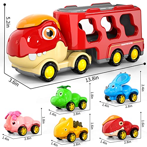Dinosaur Truck Toys for Kids 3-5 Years , Cars Toys for Toddler 1-3 , 6 in 1 Jurassic Dinosaurs Trucks Toys , Semi Truck Toy Car for Boys and Girls Age 2-3 , Best Gift for Baby & Toddler Toys New β€οΈ Dinosaur Truck Toys For Kids 3-5 Years , Cars Toys For Toddler 1-3 , 6 In 1 Jurassic Dinosaurs Trucks Toys , Semi Truck Toy Car For Boys And π§ Girls Age 2-3 , Best Gift For Baby & Toddler Toys π― -Slot Cars toys Sales Shop 51yp8v3q46L