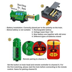 Budget ⭐ Wooden Train Accessories Battery Operated Locomotive Train, Remote Control Train For Track Set, Powerful Engine Train Vehicles Fit All Major Brands Track Railway System (Battery Not Included) 🥰 5 Budget ⭐ Wooden Train Accessories Battery Operated Locomotive Train, Remote Control Train For Track Set, Powerful Engine Train Vehicles Fit All Major Brands Track Railway System (Battery Not Included) 🥰 -Slot Cars toys Sales Shop 51ywBGWcHIL