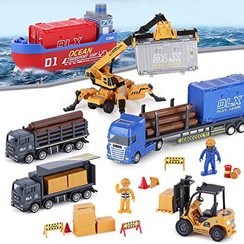 Construction Site Vehicles Toy Set, Kids Engineering Playset, Tractor, Digger, Crane, Dump Trucks, Excavator, Cement, Steamroller, Birthday Gift for 3 4 5 Year Old Toddlers Boys Child Promo 🛒 Construction Site Vehicles Toy Set, Kids Engineering Playset, Tractor, Digger, Crane, Dump Trucks, Excavator, Cement, Steamroller, 🎂 Birthday Gift For 3 4 5 Year Old Toddlers Boys Child 🤩 -Slot Cars toys Sales Shop 61SYN6RMpOS. AC