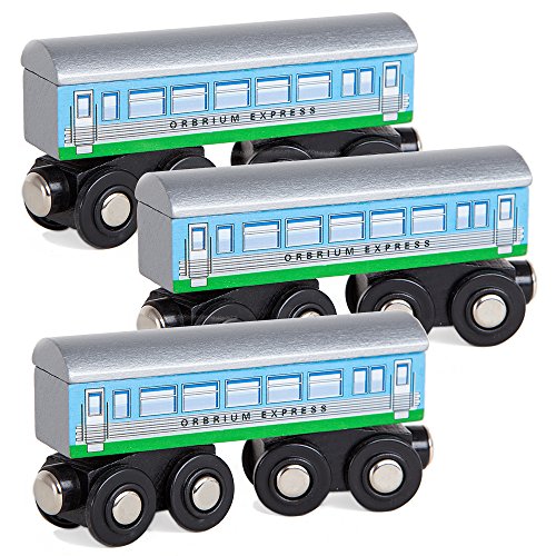 Toys 3 Pcs Large Wooden Railway Express Coach Cars, Fits Thomas The Tank Engine, Brio, Chuggington Wooden Train Best Sale β¨ Toys 3 Pcs Large Wooden Railway Express Coach Cars, Fits Thomas The Tank Engine, Brio, Chuggington Wooden Train π -Slot Cars toys Sales Shop 61VSGrODMzL