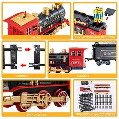 Cheap π Train Sets With Steam Locomotive Engine, Cargo Car And Tracks, Battery Powered Play Set Toy W/ Smoke, Light & Sounds, For Kids, Boys & π§ Girls 3 4 5 6 7 Years Old π 3 Cheap π Train Sets With Steam Locomotive Engine, Cargo Car And Tracks, Battery Powered Play Set Toy W/ Smoke, Light & Sounds, For Kids, Boys & π§ Girls 3 4 5 6 7 Years Old π -Slot Cars toys Sales Shop 61evOxkEccL